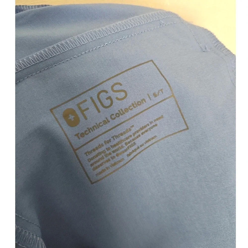 FIGS Tansen Jogger 2.0 Scrub Pants Celi Blue MXXSW2004T Small‎ Tall S T New